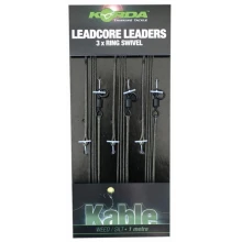 KORDA - Hotové montáže Leadcore Leader Ring Swivels Weed/Silt 3 ks KORDA - Hotové montáže Leadcore Leader Ring Swivels Weed/Silt 3 ks